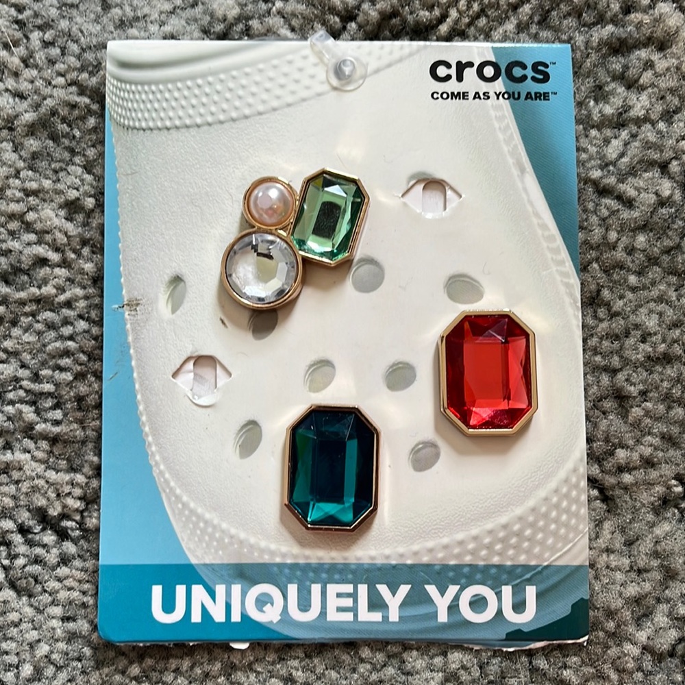 Gemstone Jibbitz Charms NWT